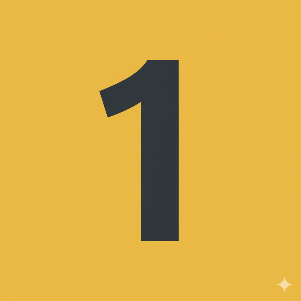 number 1
